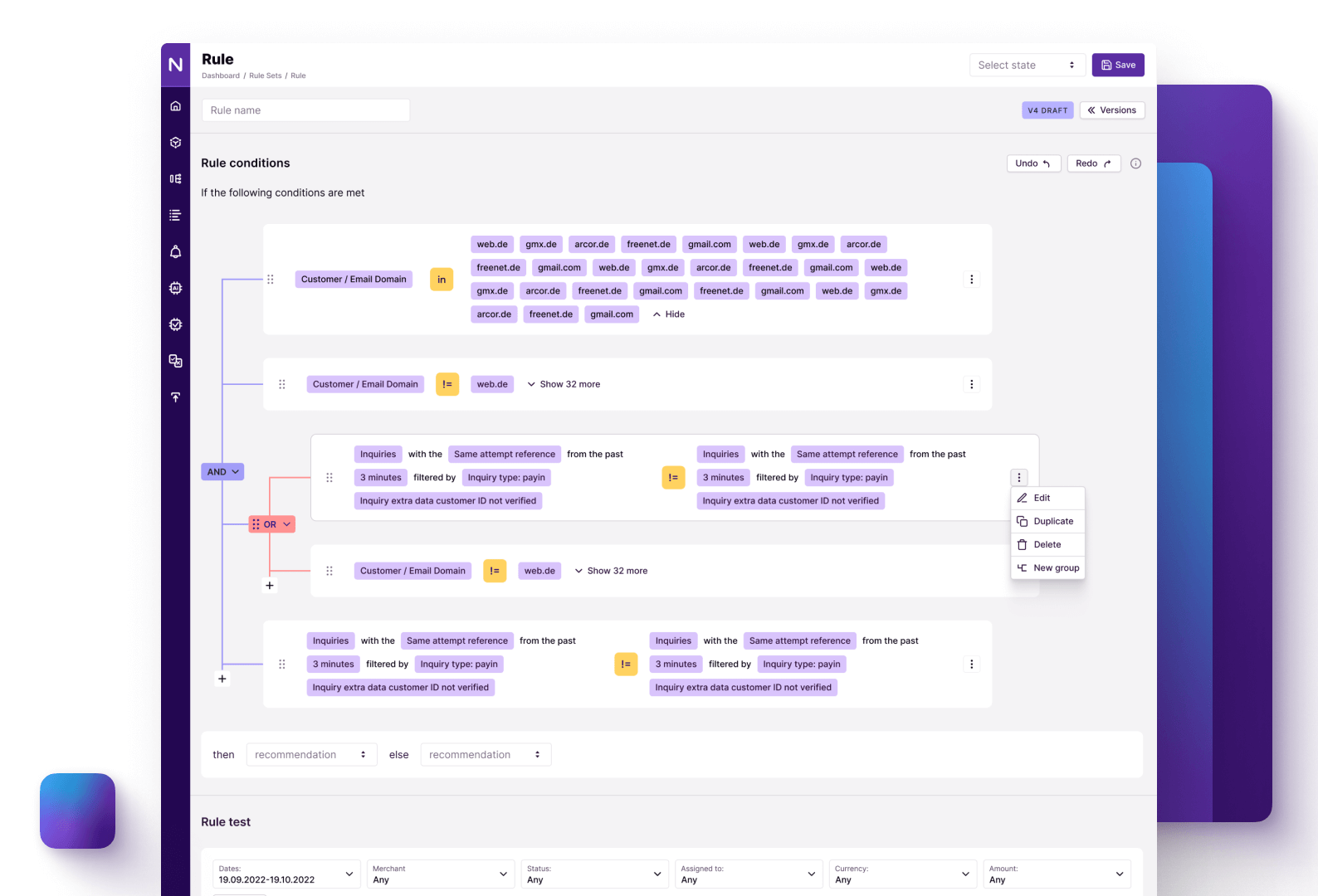 Logical Statement Rule